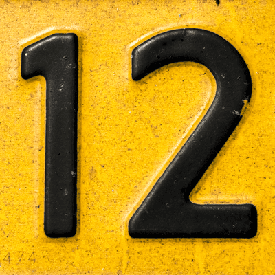Цифра 12 Фото