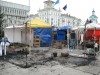 На пл. Независимости в Сумах сожгли часть палаточного городка (фото)