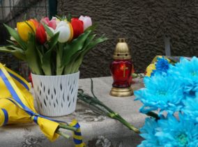 На Сумщині відкрили меморіальну дошку на честь загиблого Героя