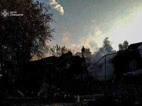 Рятувальники Сумщини ліквідували наслідки масованої ворожої атаки